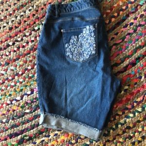 Denim shorts women
